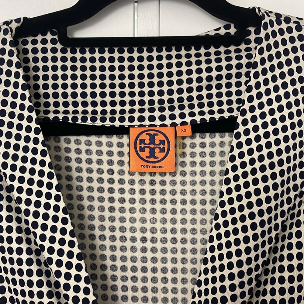 Tory Burch 100% Silk Polka Dot Dress, Size XS